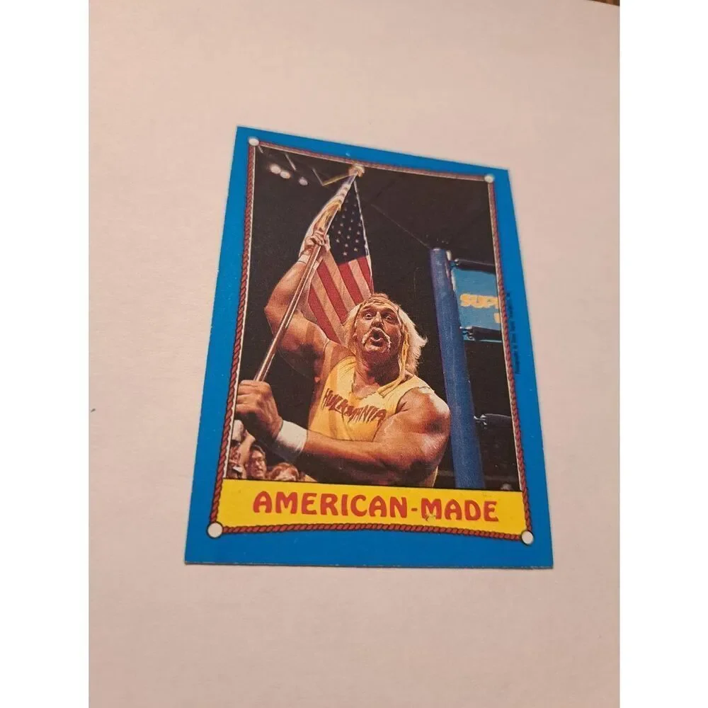 1987 Topps WWF Hulk Hogan #35 American Made Wrestling Trading Card Titan!!!!